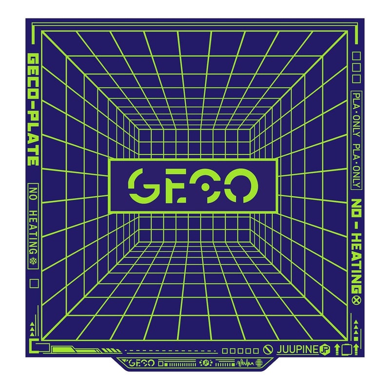 Wefuit 0°C Printing Geco Plate 235X235MM Build Plate PLA Cold Plate (No Heating) for Flashforge Adventurer 5M/5M Pro/AD5X/K1/K1C/Ender 3 S1/Ender 3/3 Pro/Ender 3 V2/3 Neo/Neptune 4/3 Pro 3D Printer. - Image 1